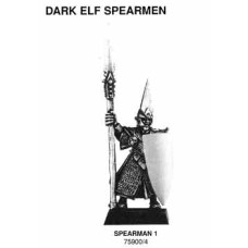 1995 Dark Elf Speraman 1 Marauder Miniatures 75900/4 - metal